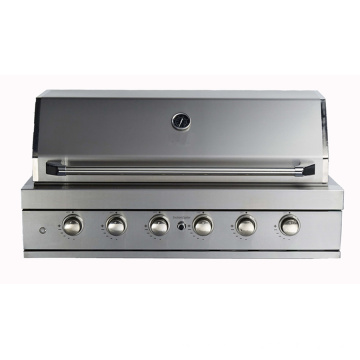Stainless Steel 6 Burner Outdoor Built in Gas BBQ